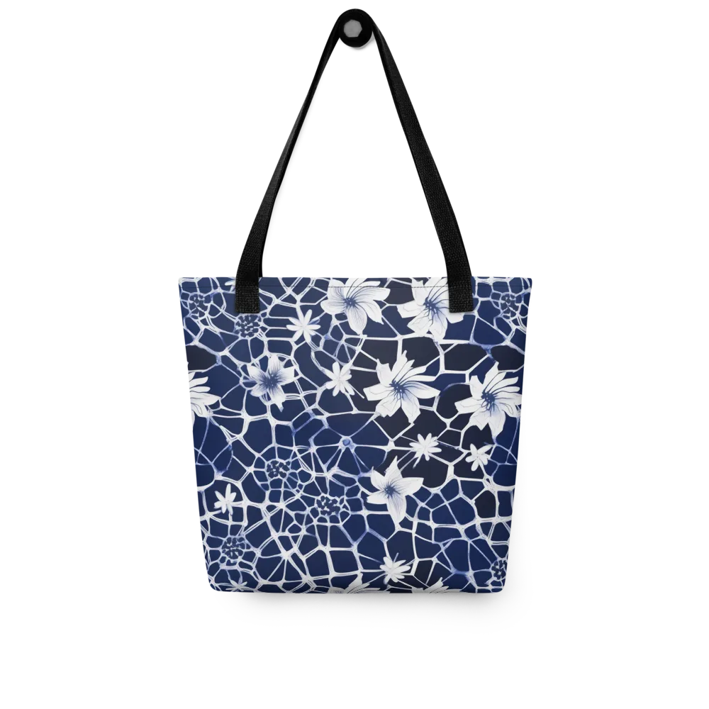 Midnight Wildflower on Tote Bag — Front