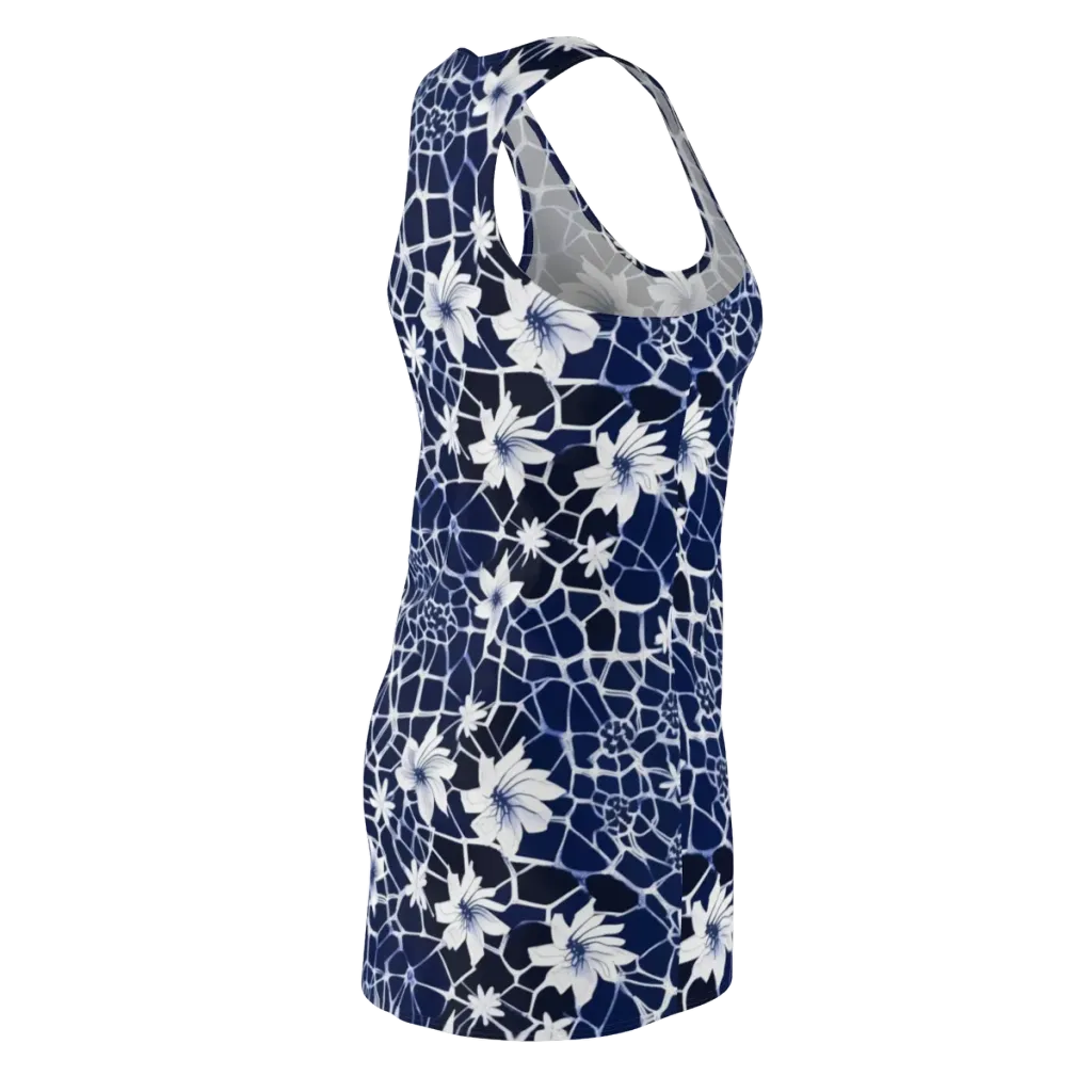 Midnight Wildflower on Racerback Dress — Back Side