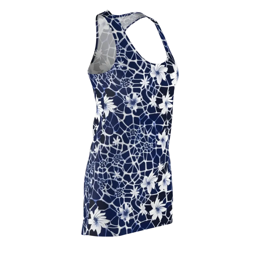 Midnight Wildflower on Racerback Dress — Front Side