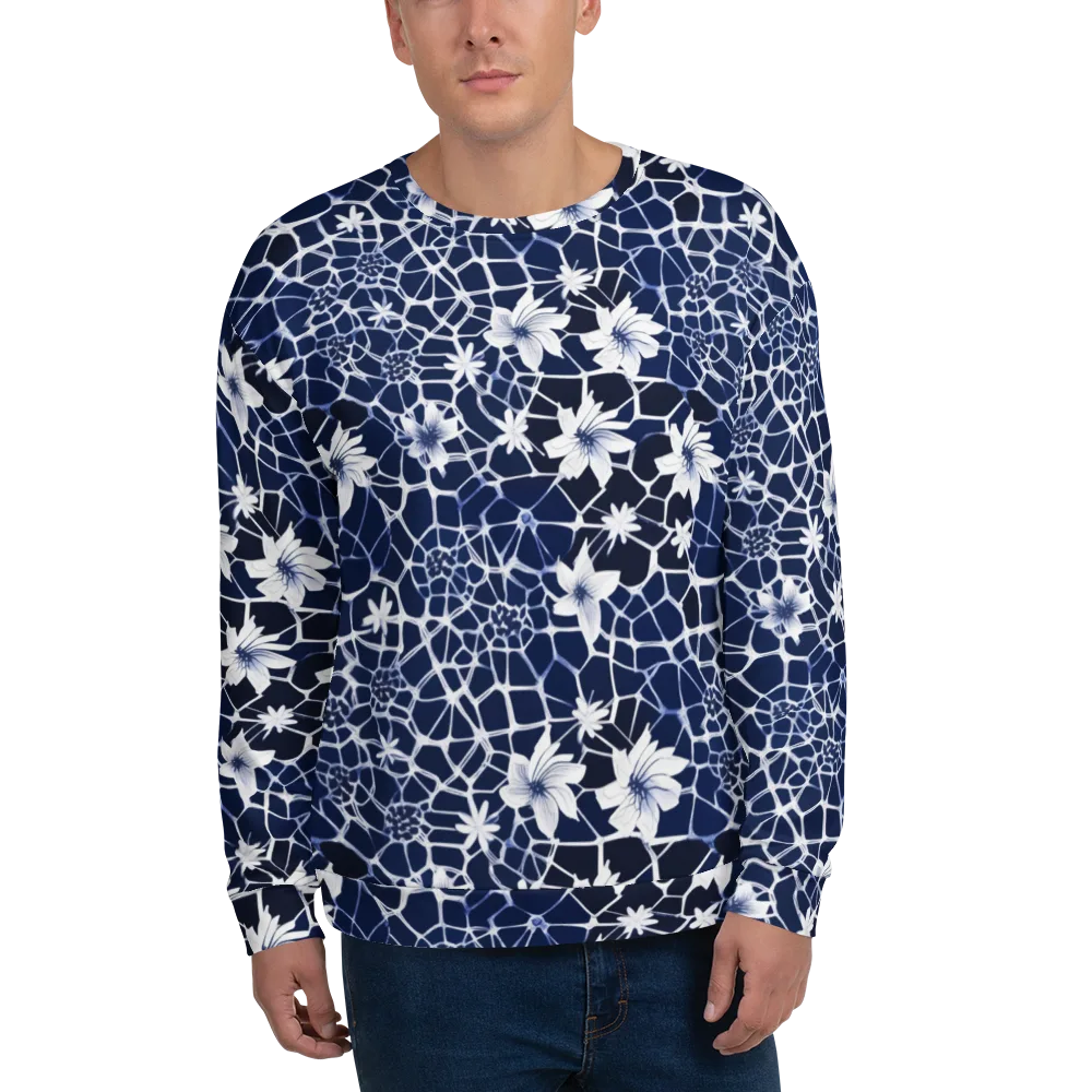 Midnight Wildflower on Sweatshirt — Front