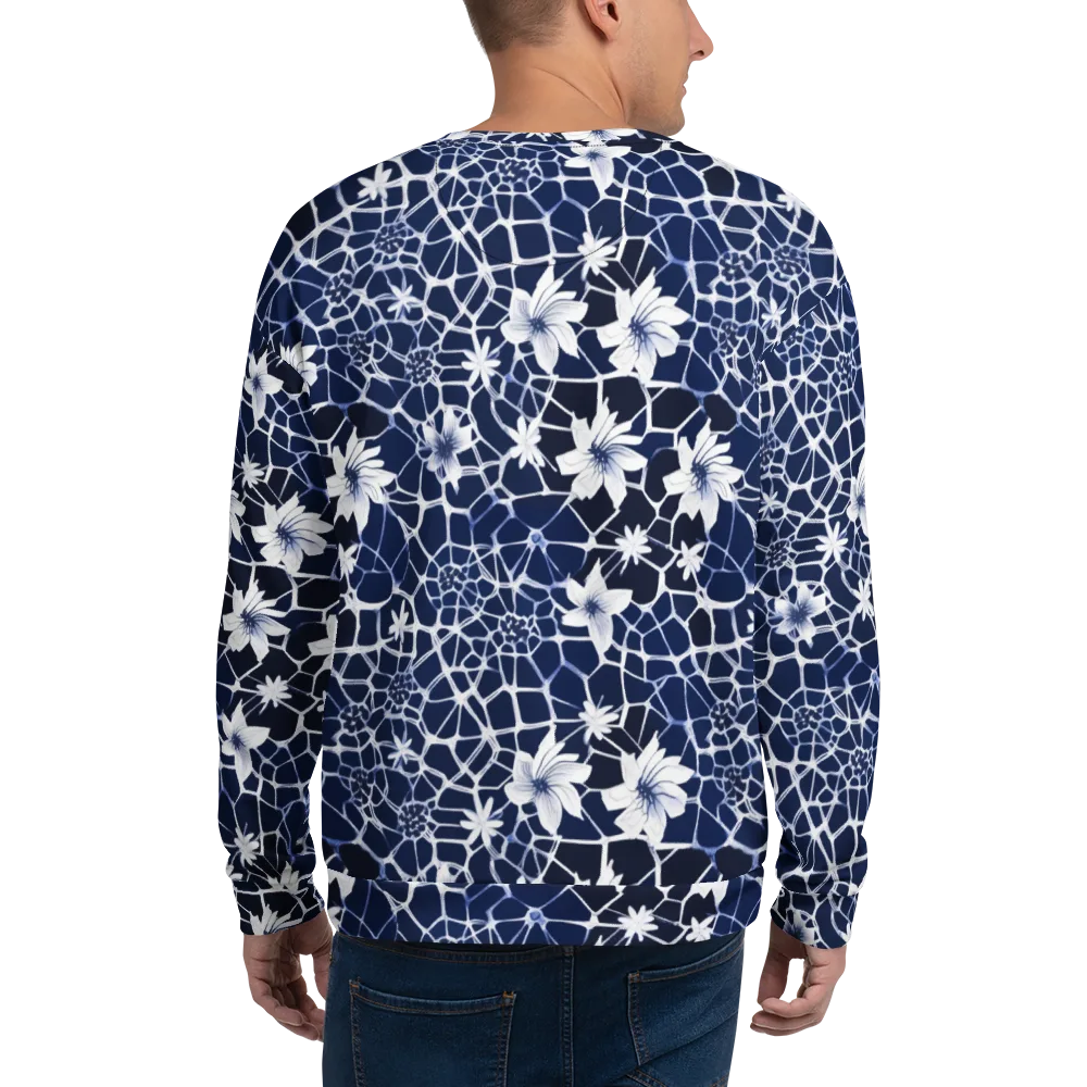 Midnight Wildflower on Sweatshirt — Back