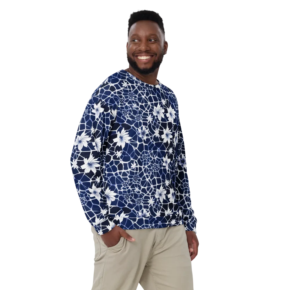 Midnight Wildflower on Sweatshirt — Front