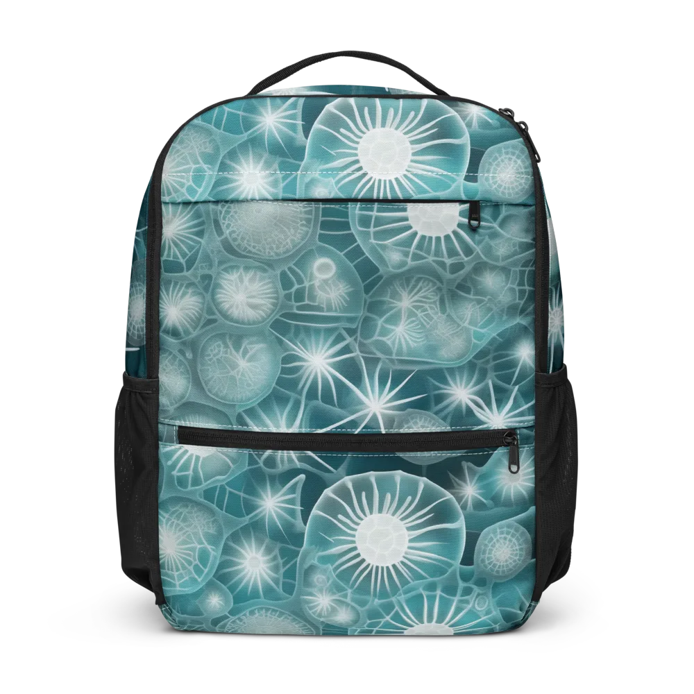 Aqua Lattice on Utility Backpack — Front