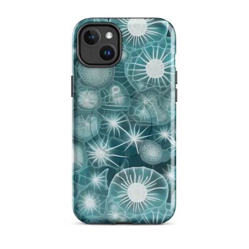 Aqua Lattice on a MagSafe Tough Case for iPhone®