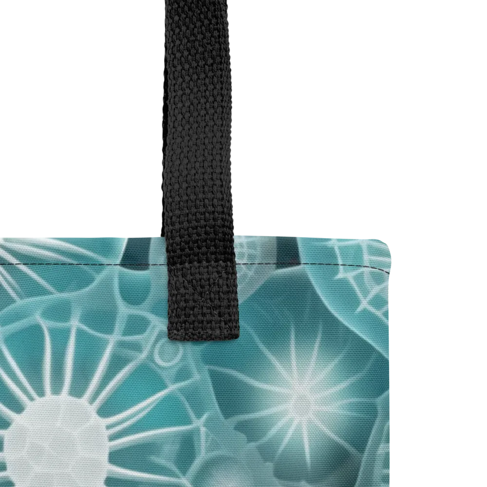 Aqua Lattice on Tote Bag — Product details