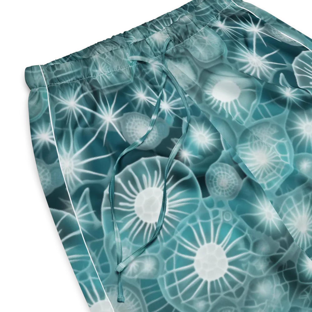 Aqua Lattice on Women's Pajama Pants — Product details
