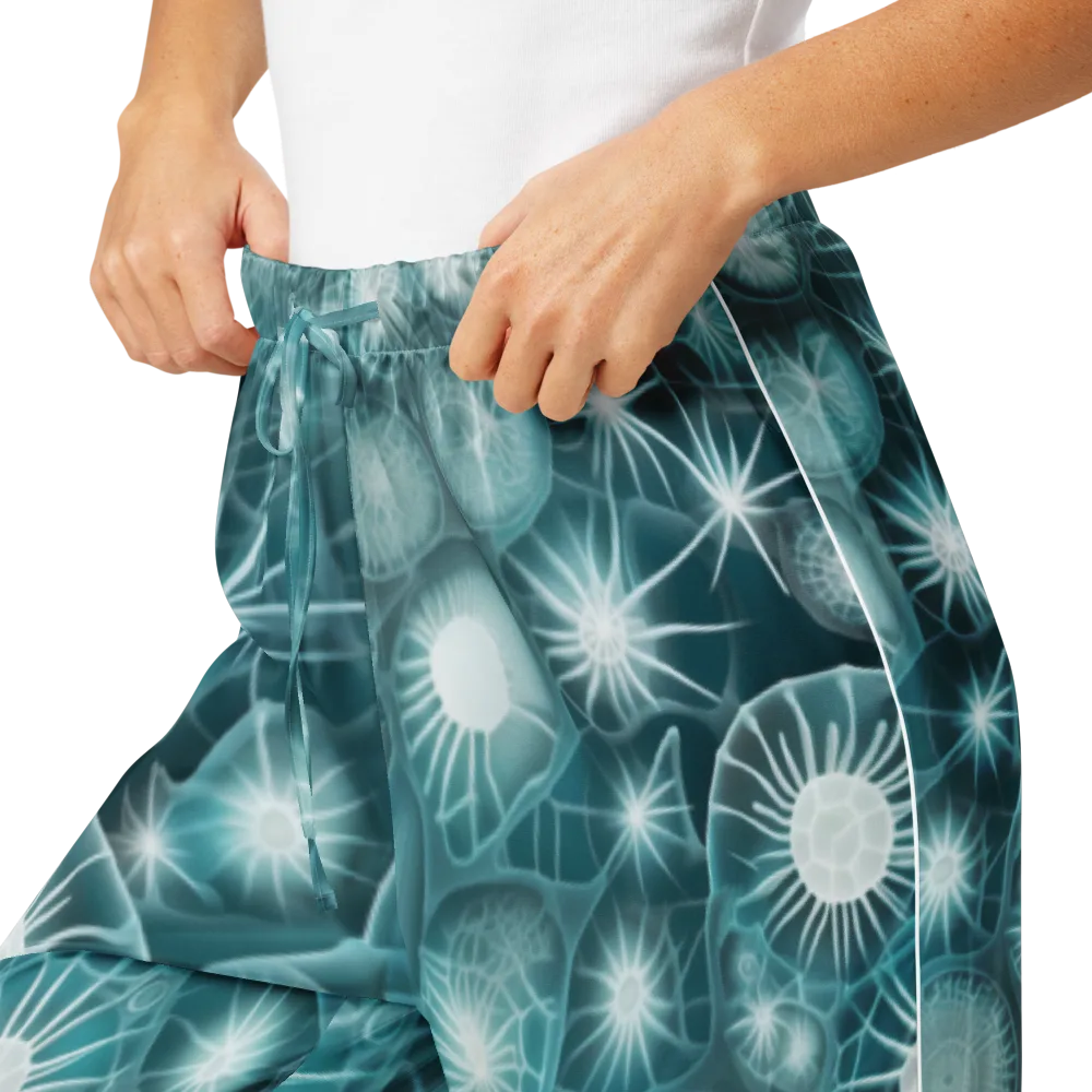 Aqua Lattice on Women's Pajama Pants — Product details