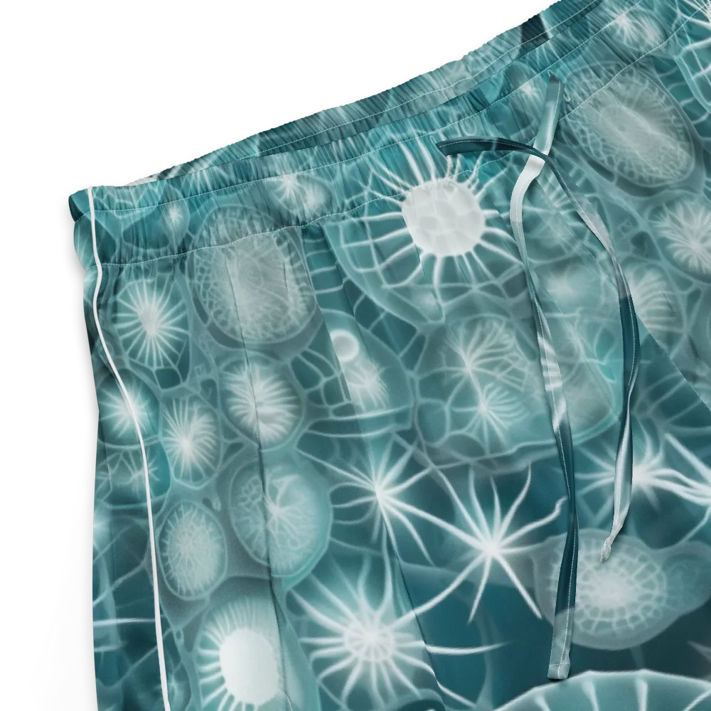Aqua Lattice on Women's Pajama Shorts — Product details