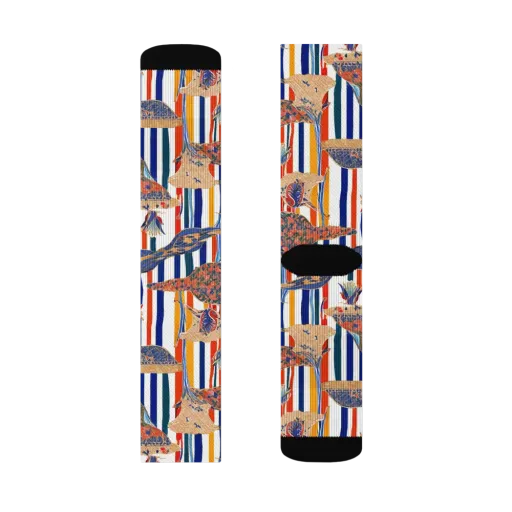 Ornamental Aviary on a Socks