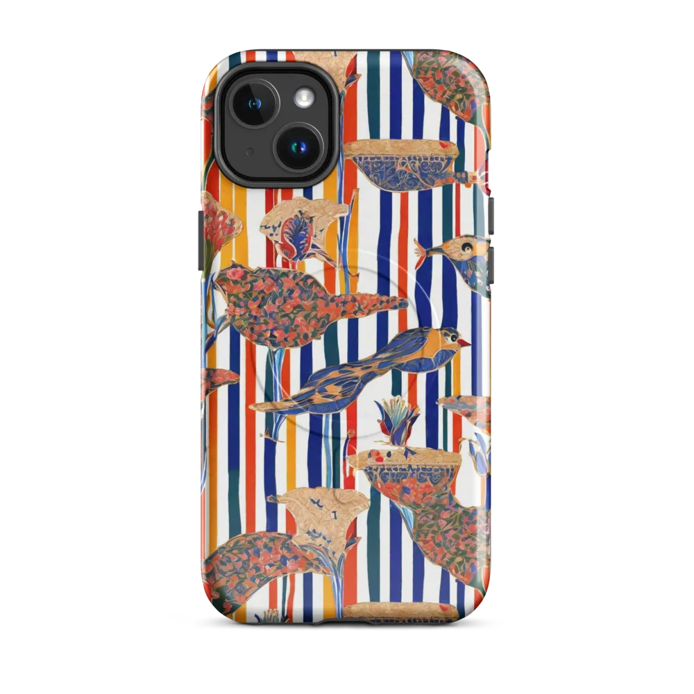 Ornamental Aviary on MagSafe Tough Case for iPhone® — Front