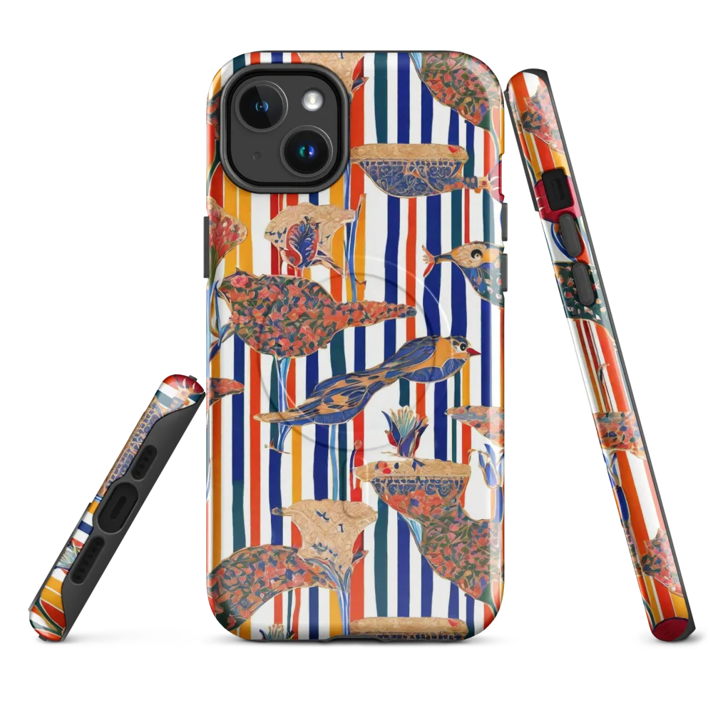 Ornamental Aviary on MagSafe Tough Case for iPhone® — Front