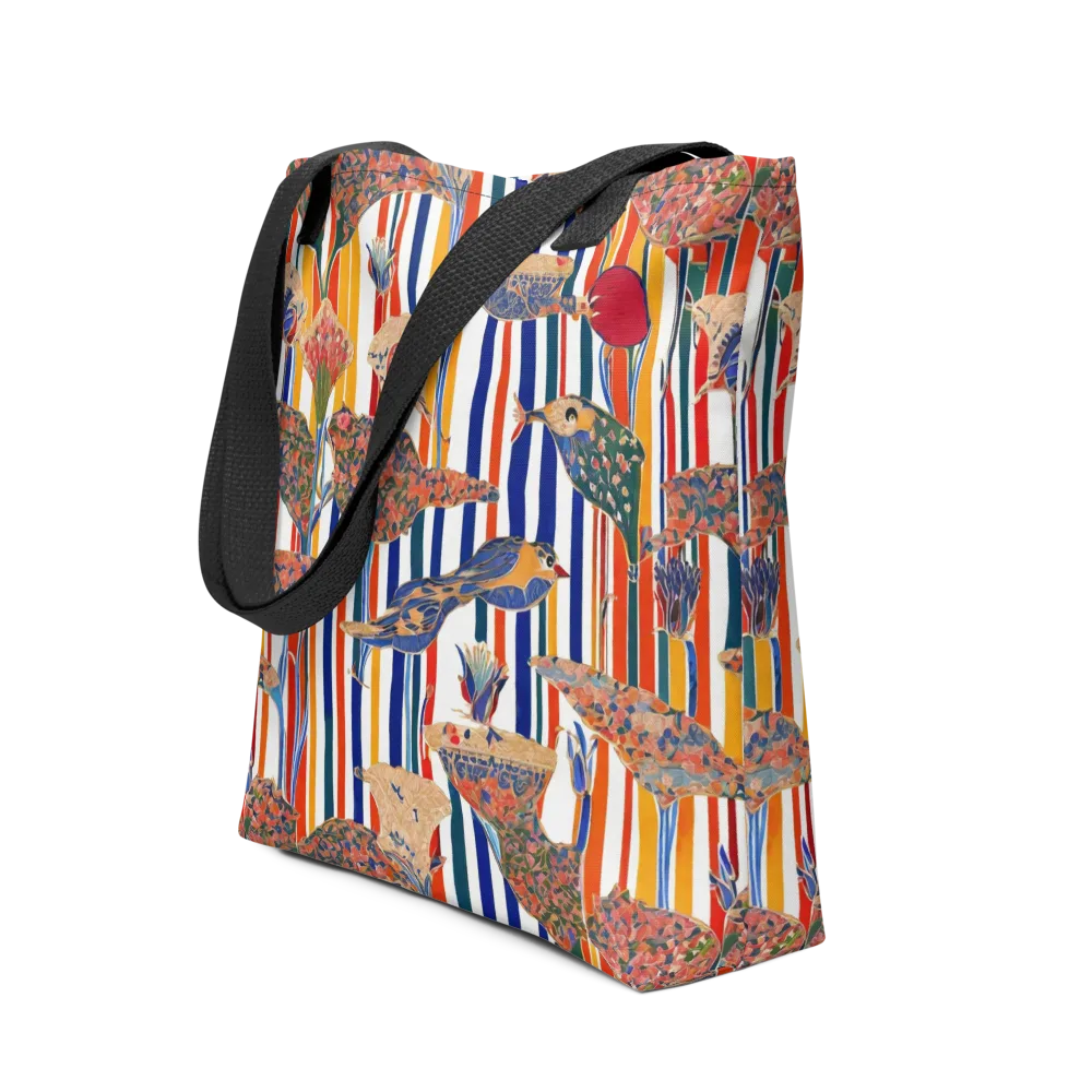 Ornamental Aviary on Tote Bag — Front