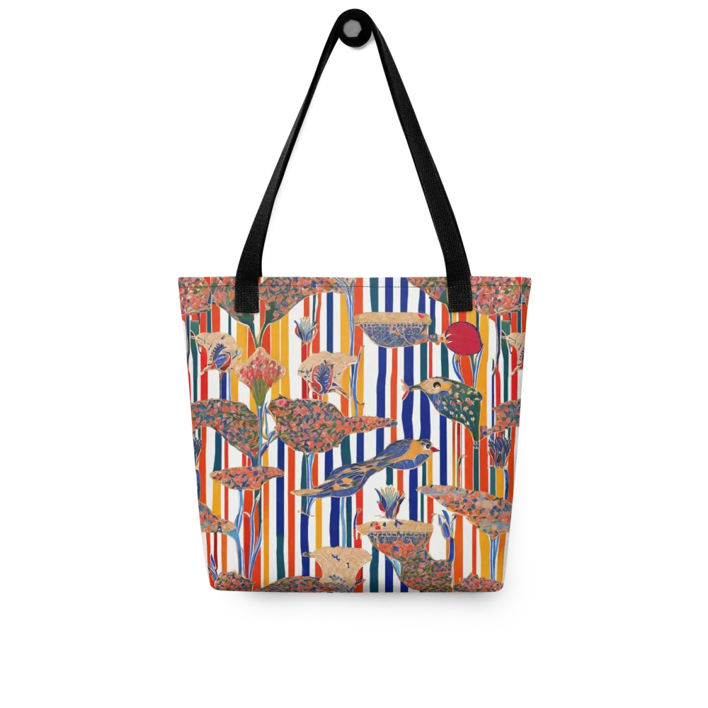 Ornamental Aviary on Tote Bag — Front
