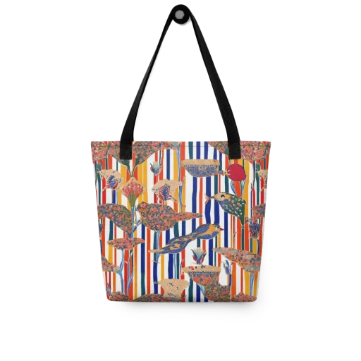Ornamental Aviary on a Tote Bag