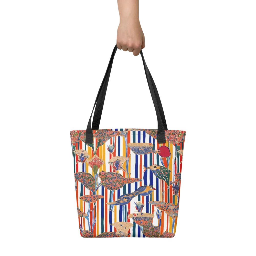 Ornamental Aviary on Tote Bag — Front