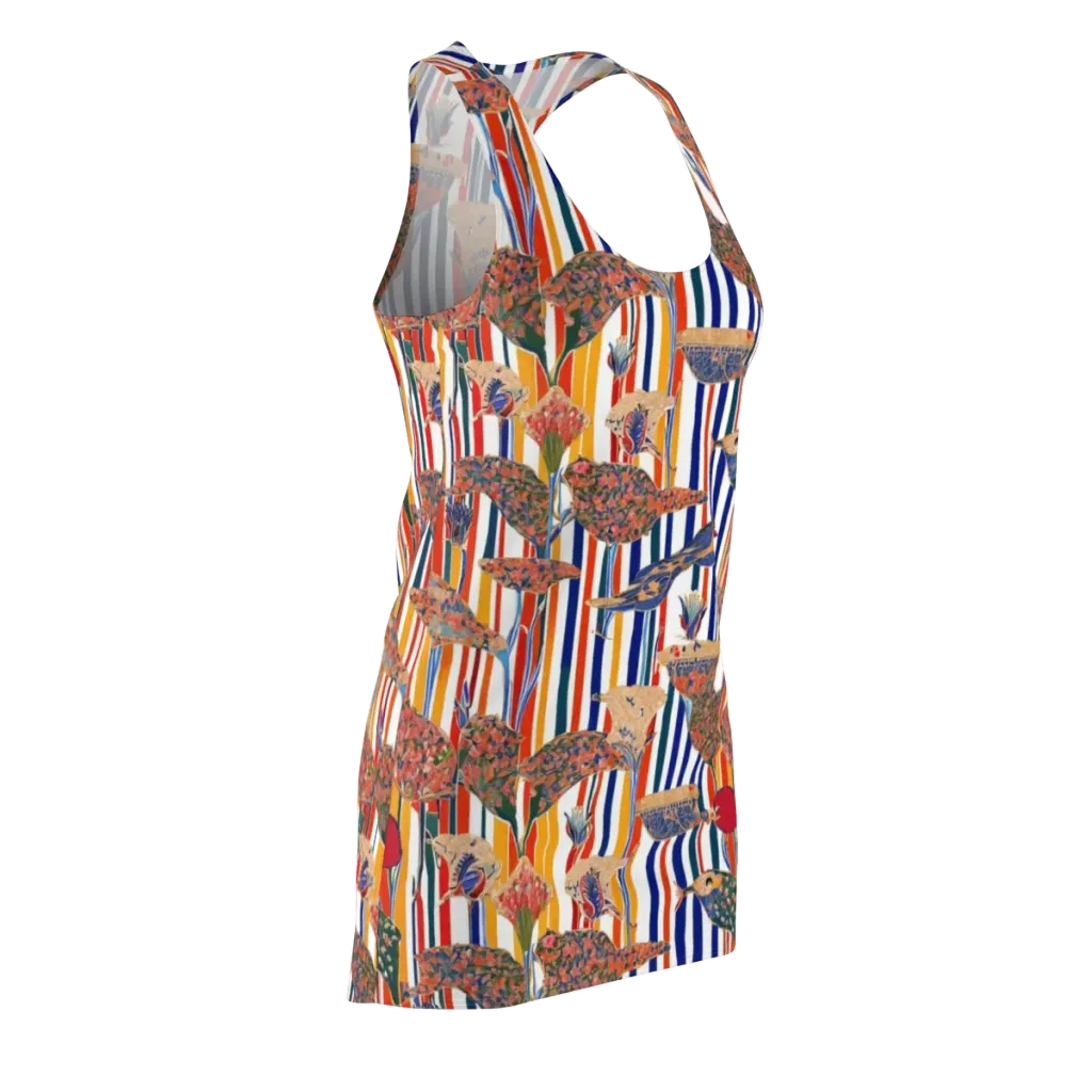 Ornamental Aviary on Racerback Dress — Front Side