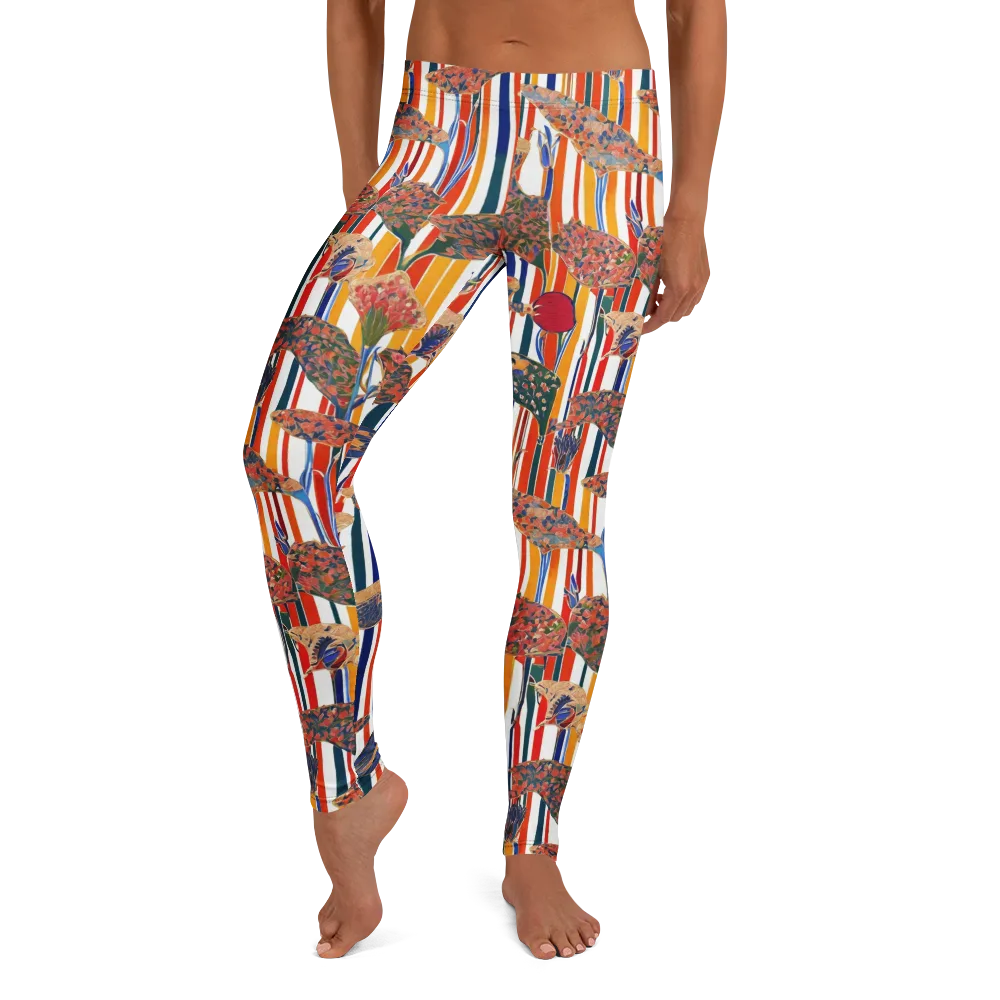 Ornamental Aviary on Leggings — Front