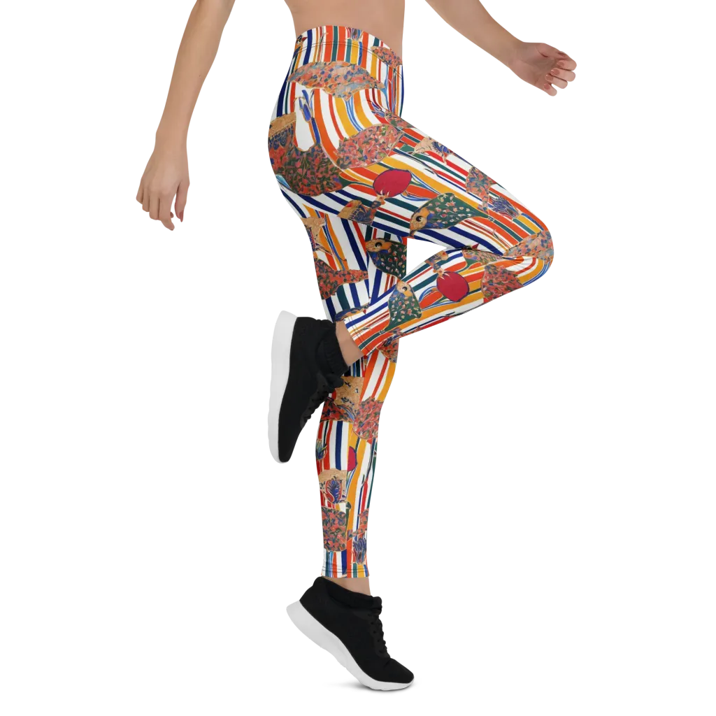 Ornamental Aviary on Leggings — Right