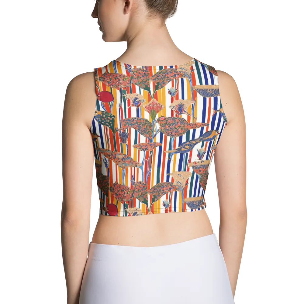 Ornamental Aviary on Crop Top — Back