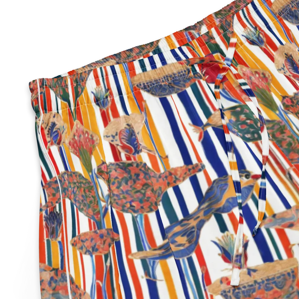 Ornamental Aviary on Women's Pajama Shorts — Product details