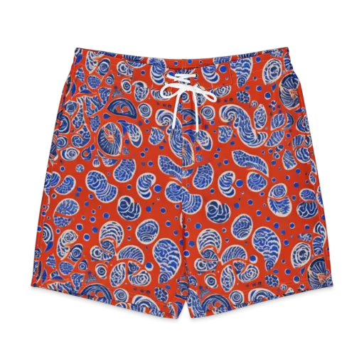 Crimson Tide Mosaic on a Men's Board Shorts
