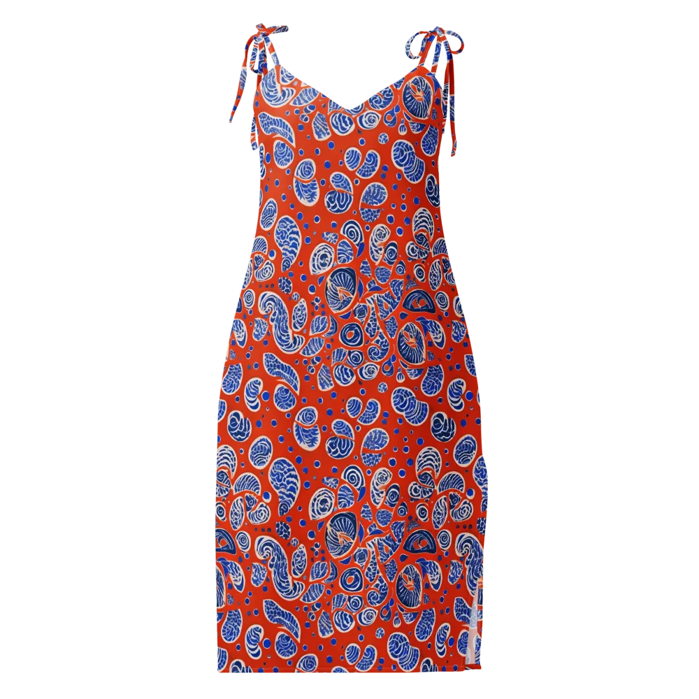 Crimson Tide Mosaic on Slip Dress — Front