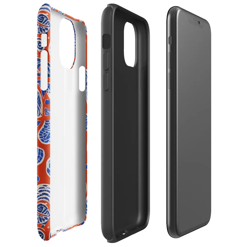 Crimson Tide Mosaic on Tough Case for iPhone® — Right