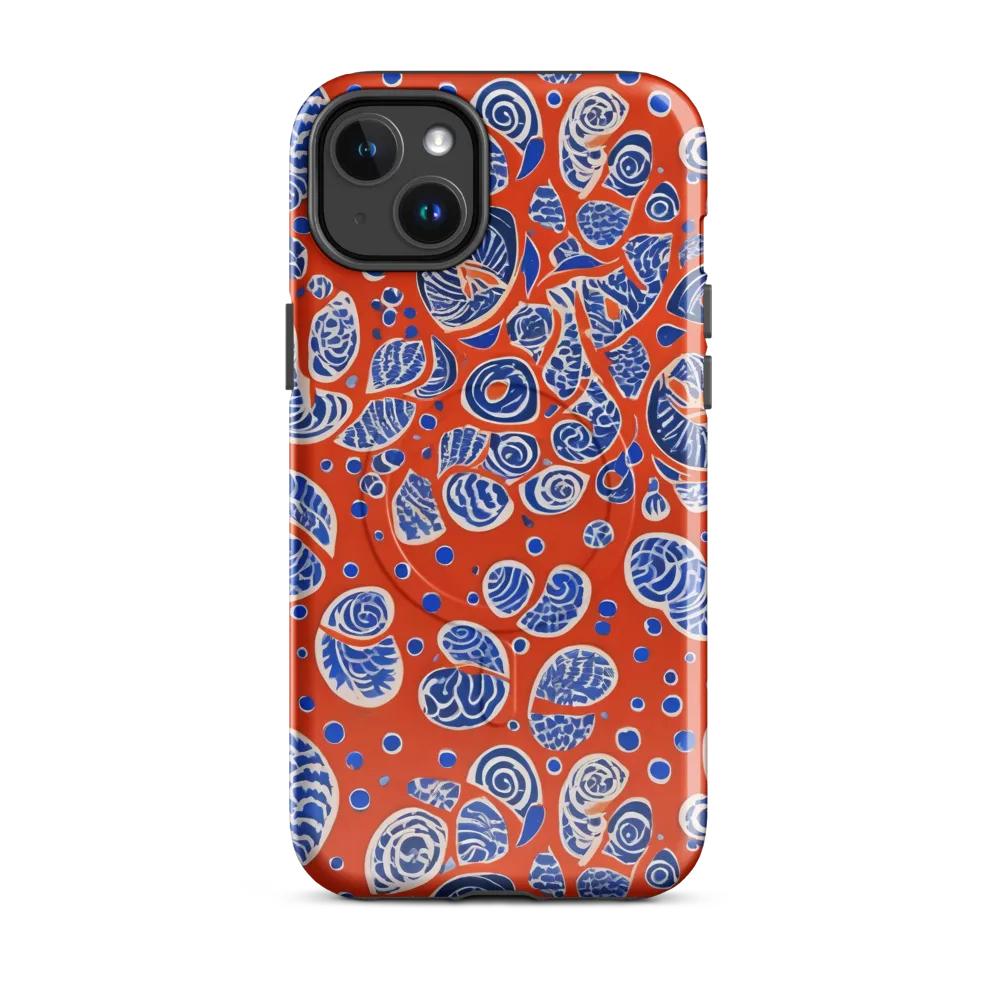 Crimson Tide Mosaic on MagSafe Tough Case for iPhone® — Front