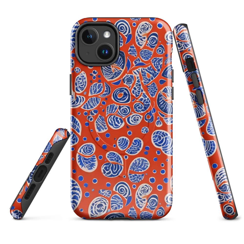 Crimson Tide Mosaic on MagSafe Tough Case for iPhone® — Front