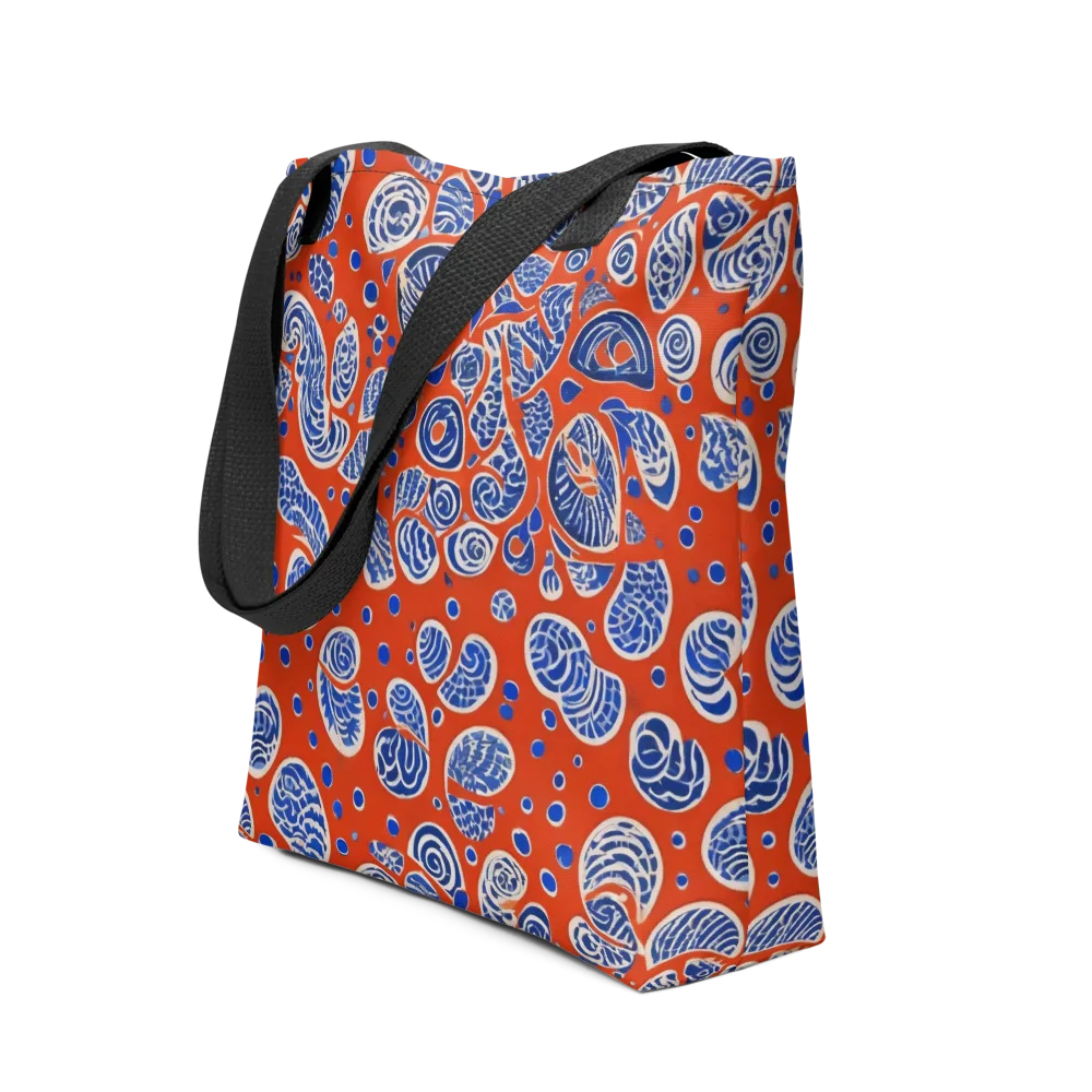 Crimson Tide Mosaic on Tote Bag — Front