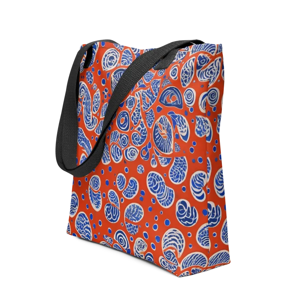 Crimson Tide Mosaic on Tote Bag — Front