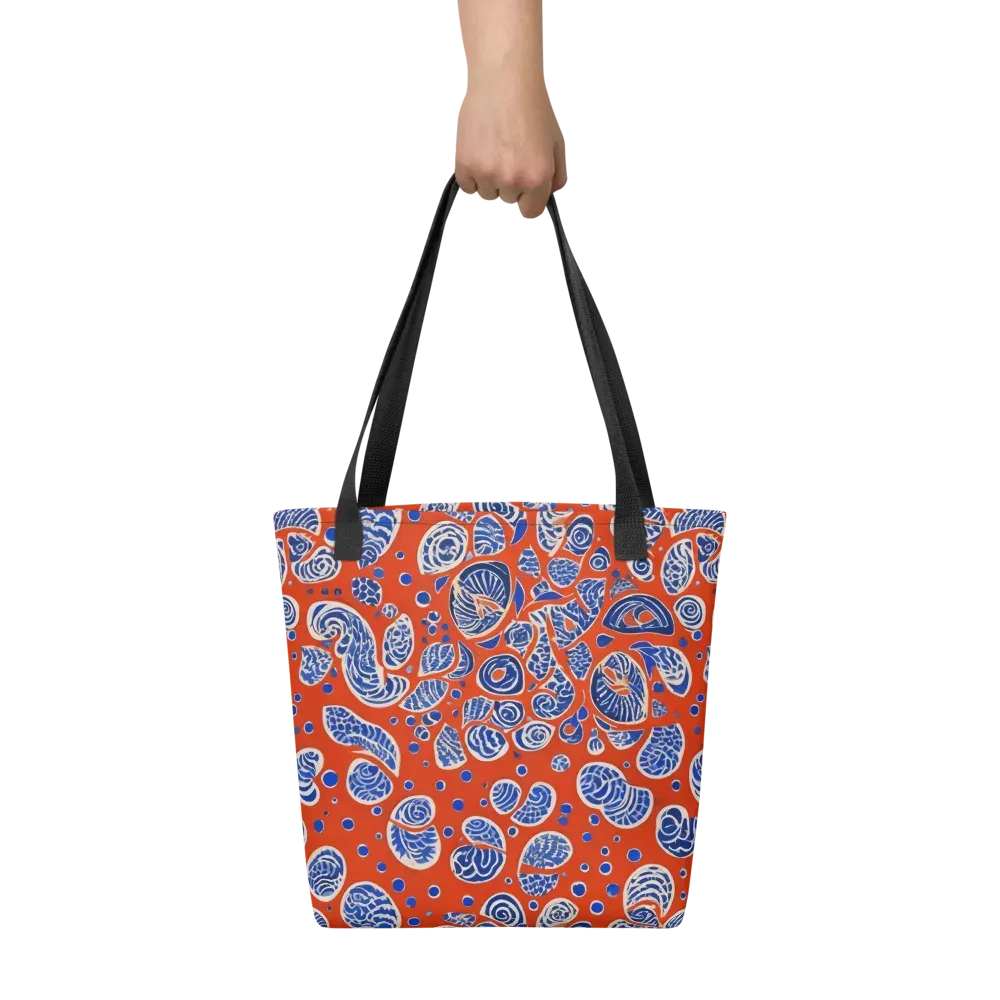 Crimson Tide Mosaic on Tote Bag — Front
