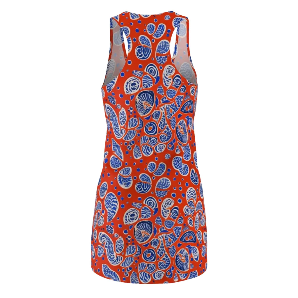 Crimson Tide Mosaic on Racerback Dress — Back