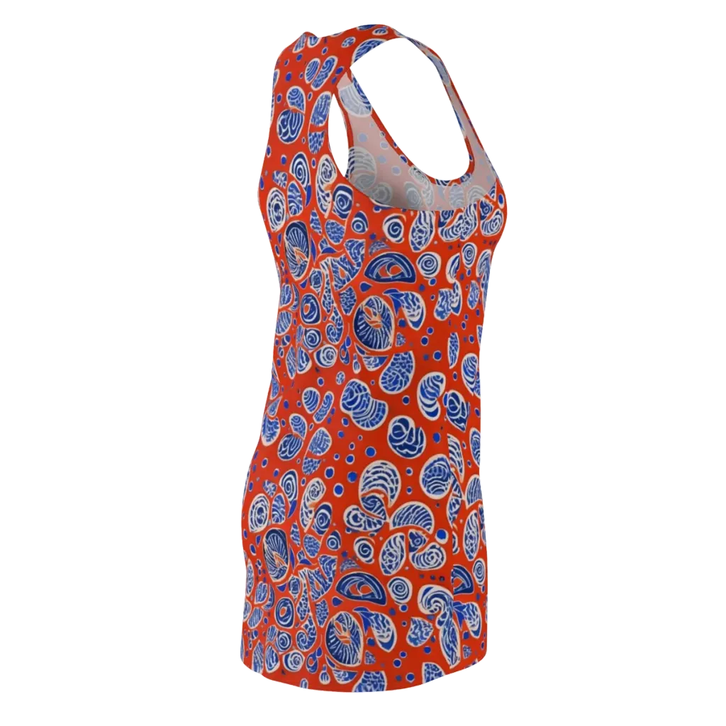 Crimson Tide Mosaic on Racerback Dress — Back Side