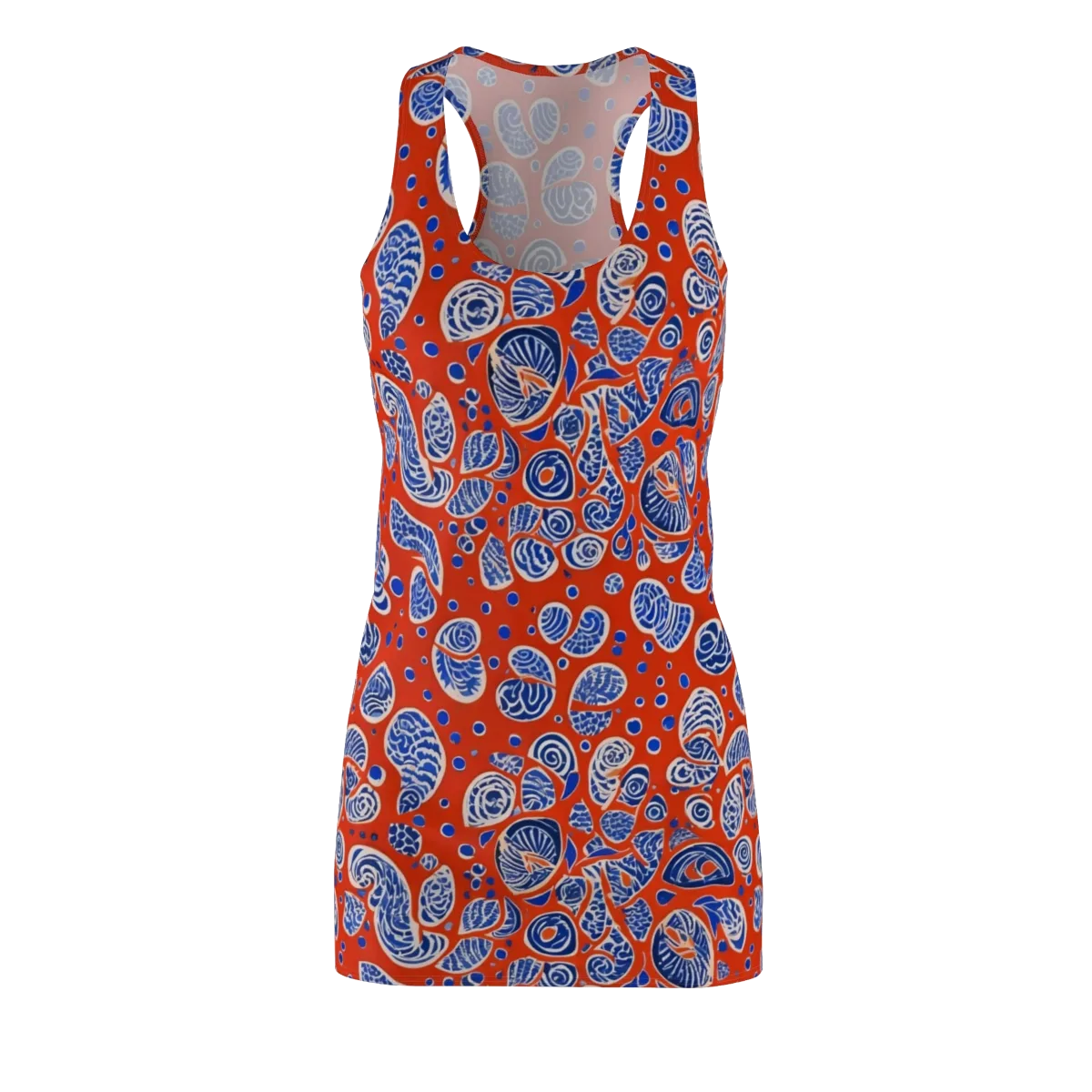 Crimson Tide Mosaic on Racerback Dress — Front