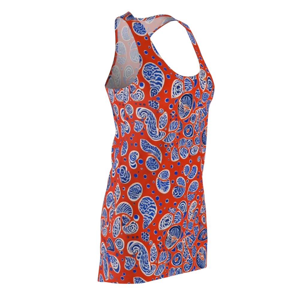 Crimson Tide Mosaic on Racerback Dress — Front Side