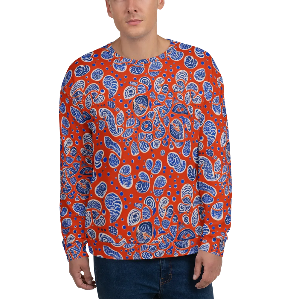 Crimson Tide Mosaic on Sweatshirt — Front