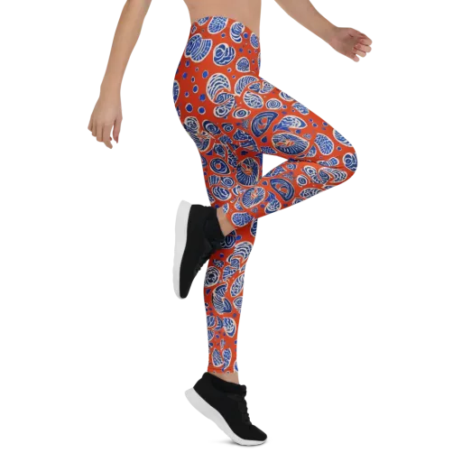 Crimson Tide Mosaic on a Leggings