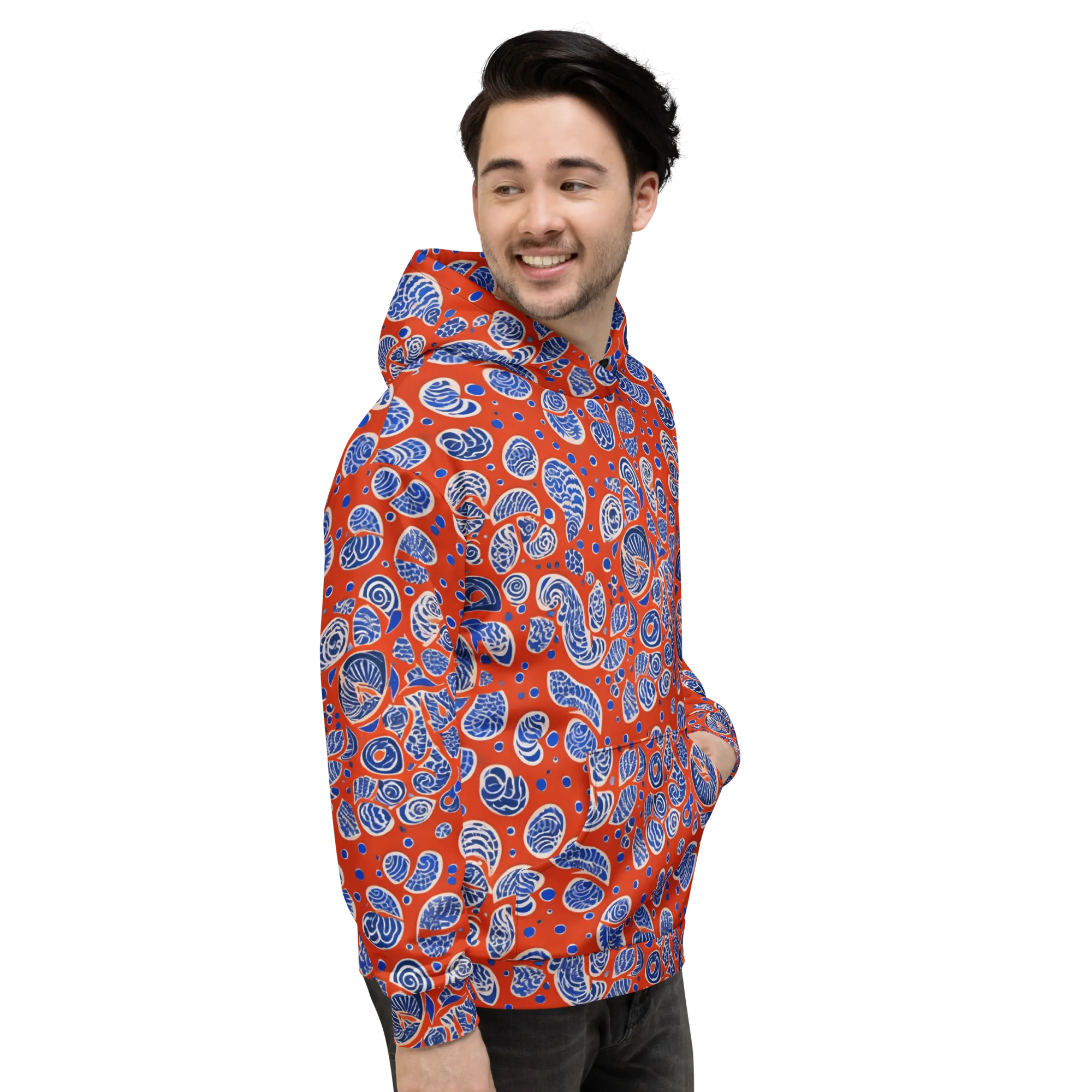 Crimson Tide Mosaic on Hoodie — Right