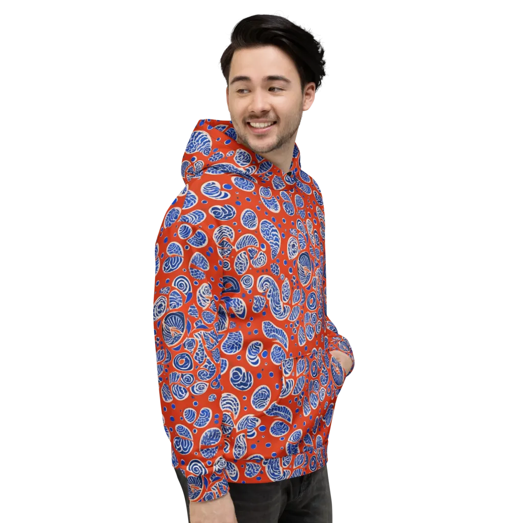 Crimson Tide Mosaic on Hoodie — Right