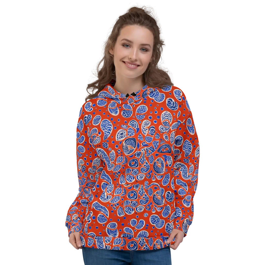 Crimson Tide Mosaic on Hoodie — Front