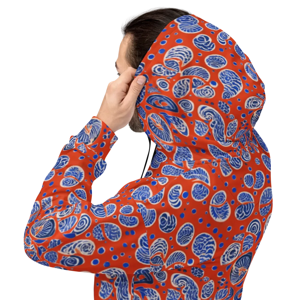 Crimson Tide Mosaic on Hoodie — Back