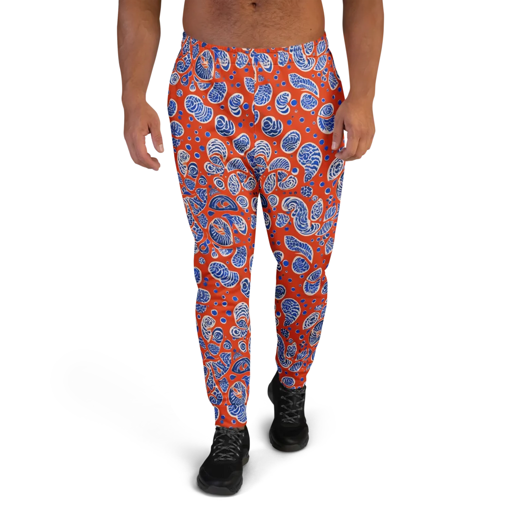 Crimson Tide Mosaic on Men's Joggers — Front