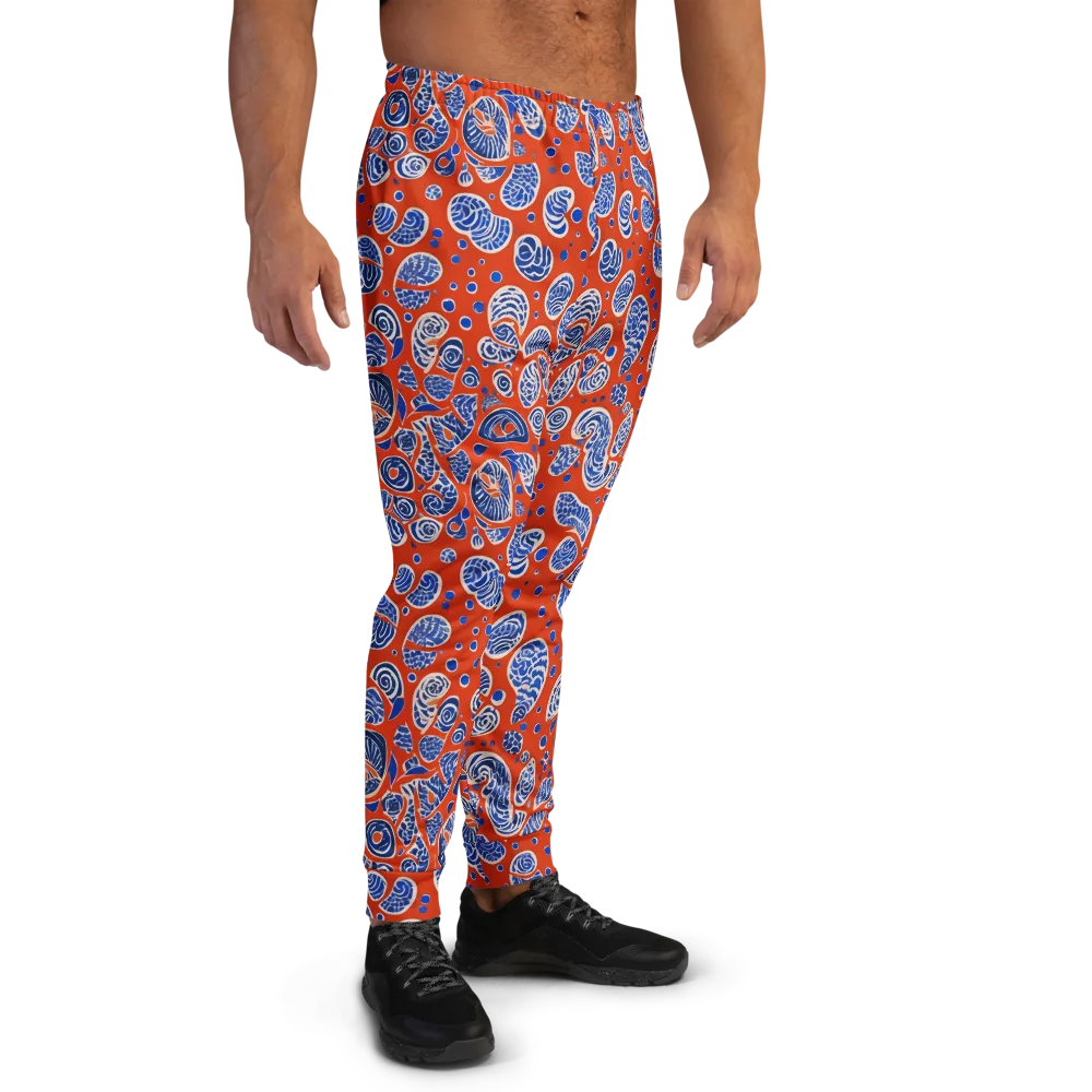 Crimson Tide Mosaic on Men's Joggers — Right