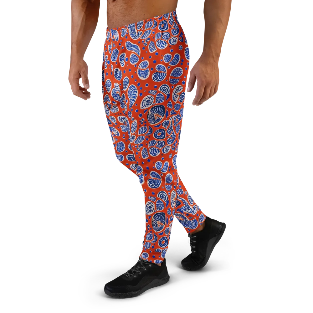 Crimson Tide Mosaic on Men's Joggers — Left