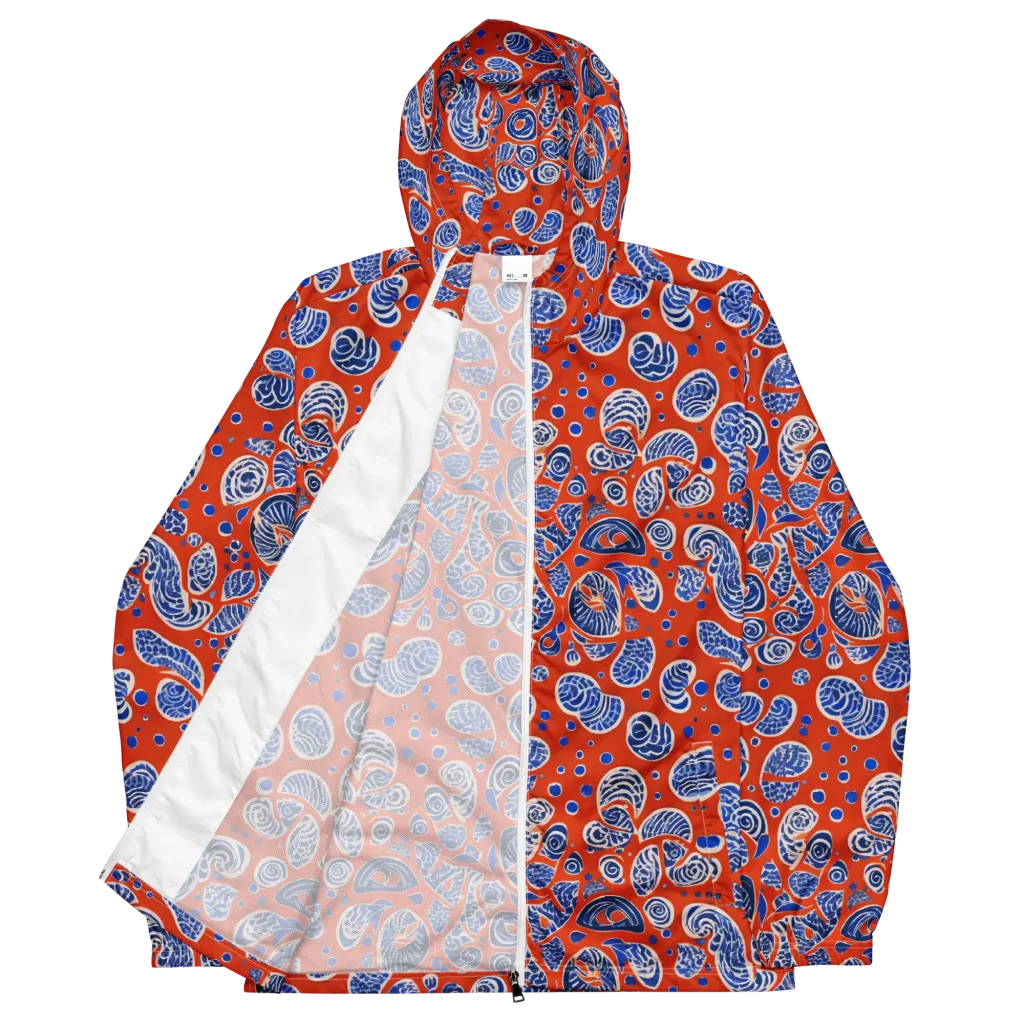 Crimson Tide Mosaic on Men's Windbreaker — Front