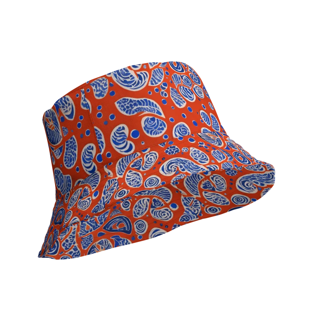 Crimson Tide Mosaic on Reversible Bucket Hat — Product details Outside