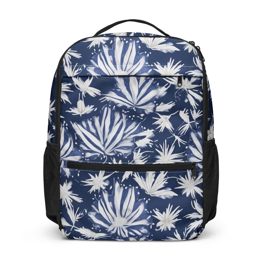 Moonlit Chrysanthemum on Utility Backpack — Front