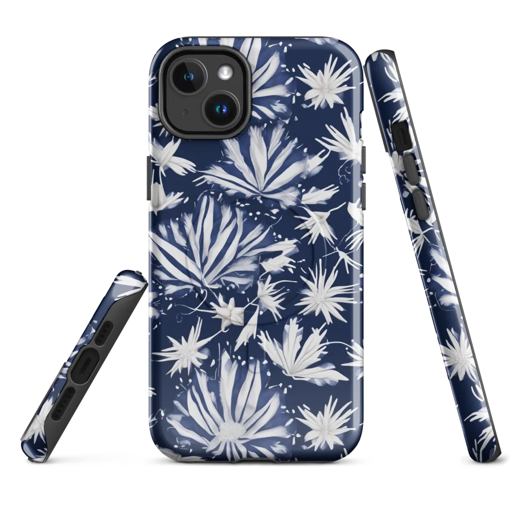 Moonlit Chrysanthemum on MagSafe Tough Case for iPhone® — Front