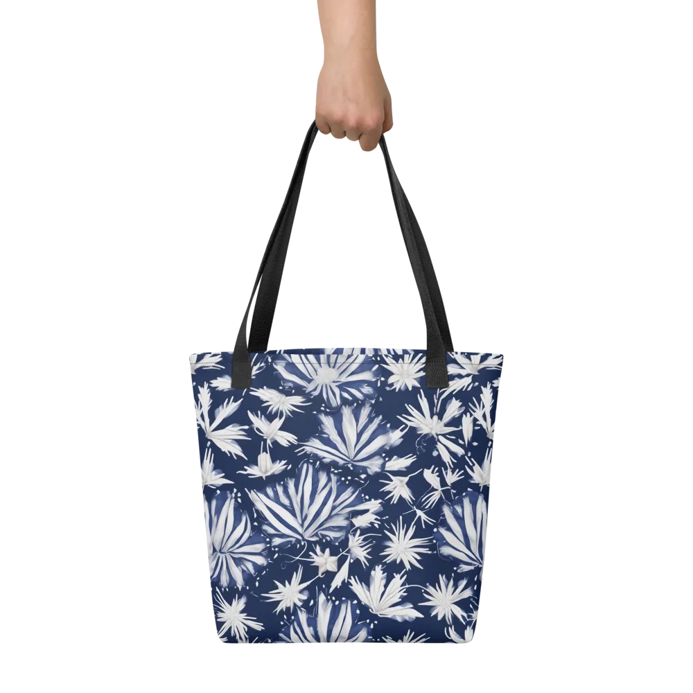Moonlit Chrysanthemum on Tote Bag — Front